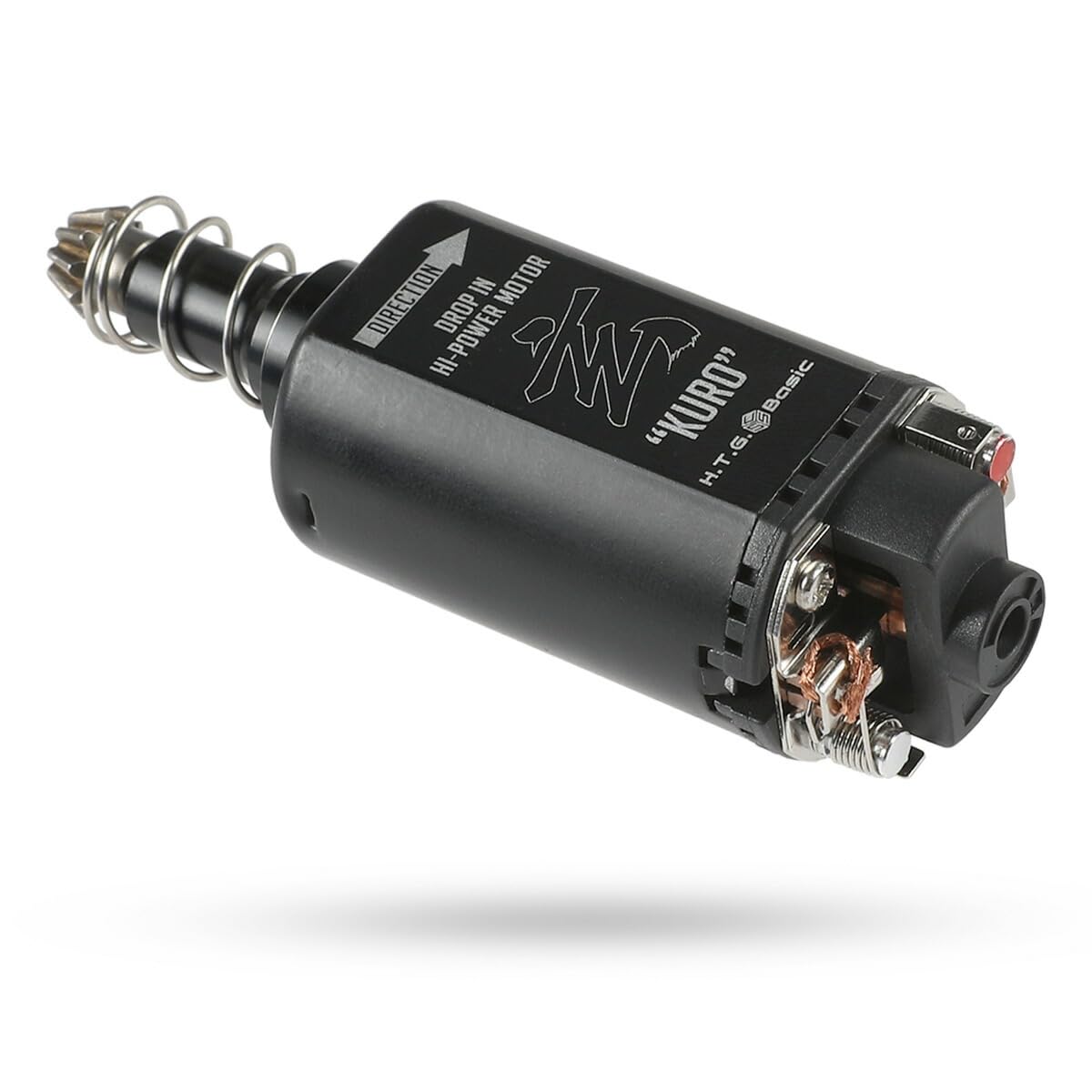 

HTG Basic Gen KURO Мотор Довгий Мотор для Електропневматичної Зброї Ідеально підходить для електропневматичної зброї закордонного виробництва Просто замініть його, щоб покращити цикл реагування