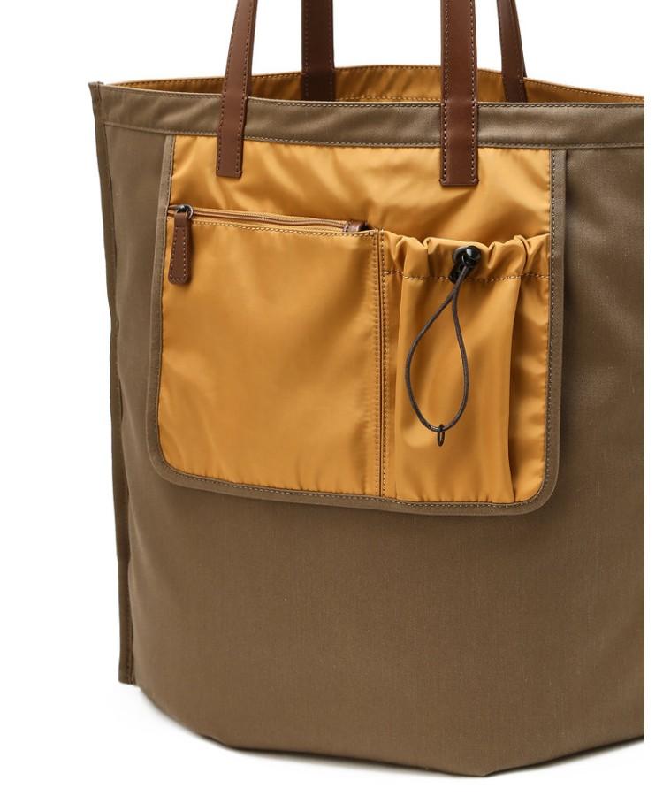 Daks Men'S Accessories Beige Color Block Shoulder Bag_Dbba6E901K2