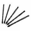 5-Piece Eccentric Drill Kit for Tile Glass Plastic Drilling with Hex Shank