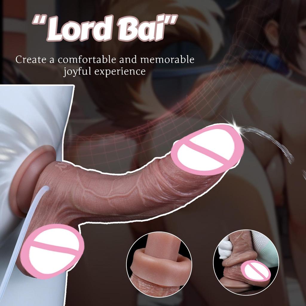 Inflatable Water Spray Male Masturbation Toy & Anal Cleaning Plug