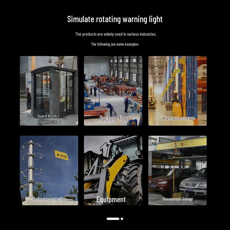 LTE-1101LJ LED Rotating Warning Light with Sound and Flashing Signal