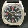 RICOH R31 AUTOMATIC VINTAGE JAPAN MENS BLACK COLOR DIAL WATCH a707659-1