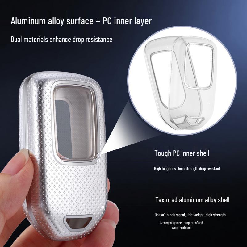 Honda Schlüsselhülle für Civic, CRV, Hybrid, Odyssey, XRV - Schutzschale und Schnalle