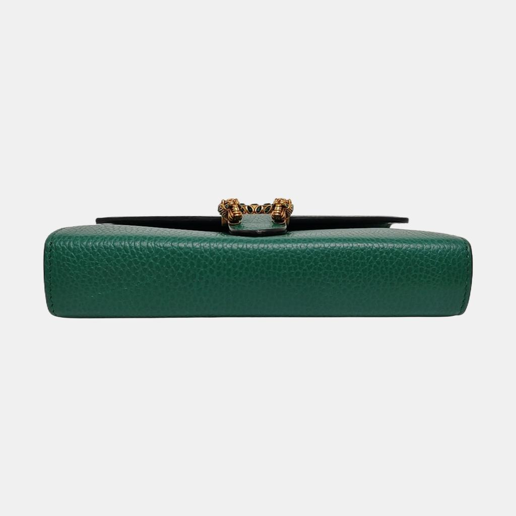 [Pre-Owned] Dionysus Double Tiger Head Buckle Chain Shoulder Leather Wallet Crossbody Bag - Very Good #NA7ELJ