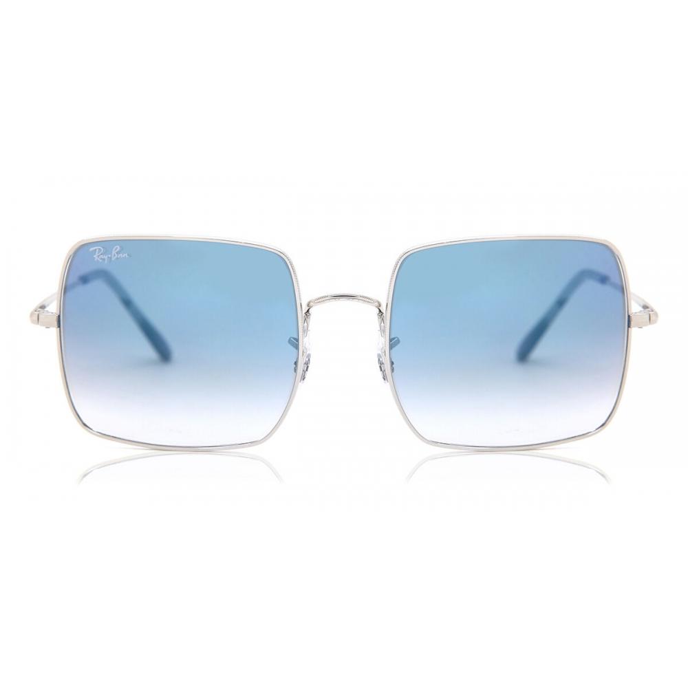 

Ray Ban Rb1971 Square 91493f Women Sunglasses Silver/54-19-145