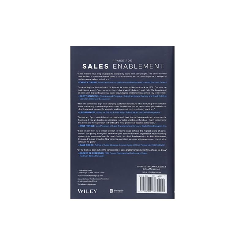 Sales Enablement: A Master Framework To Engage, Equip, and Empower A WorldClass Sales Force
