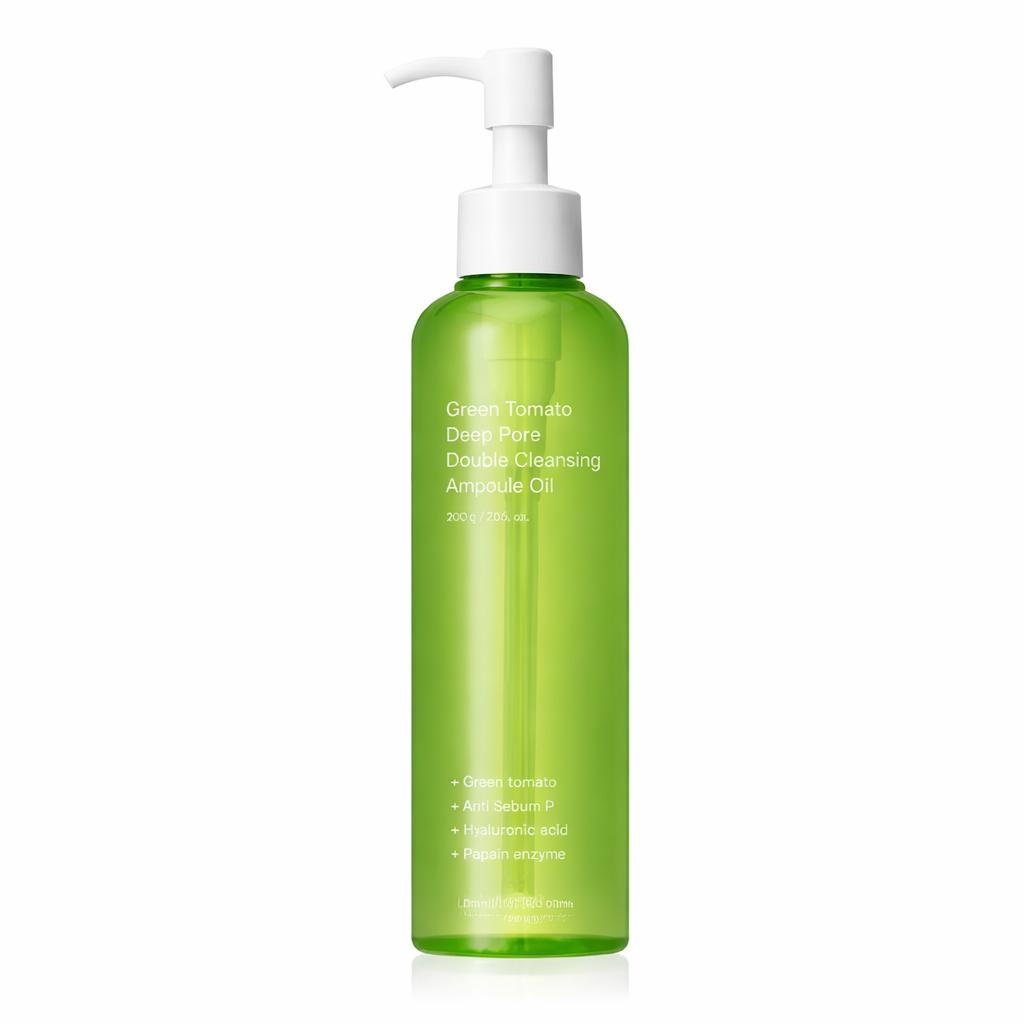 

SUNGBOON EDITOR Green Tomato Deep Pore Double Cleansing Ampoule Oil Makeup Remover 200ml x2