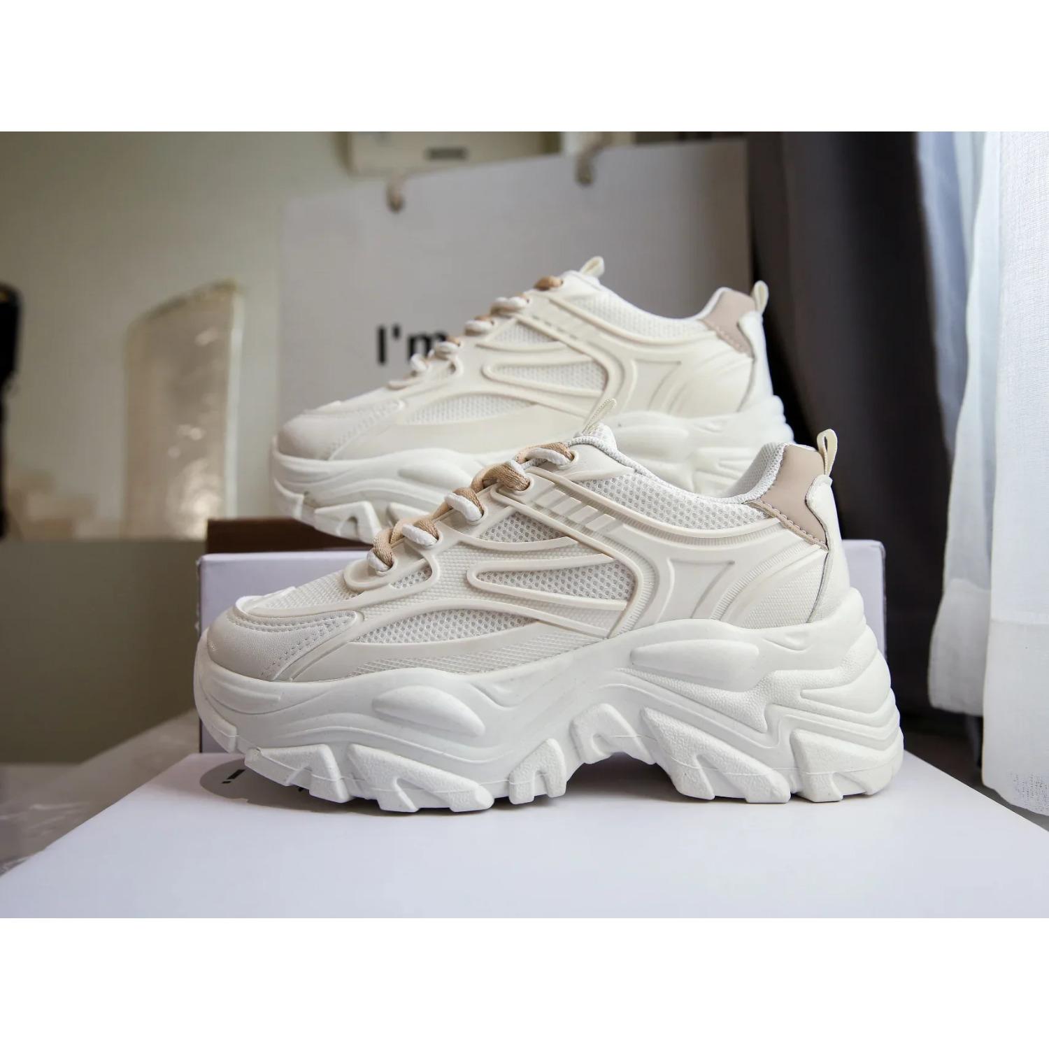 Женские кроссовки сетчатые легкие кроссовки для женщин обувь для активного отдыха универсальная удобная спортивная обувь на шнуровке повседневная обувь 35