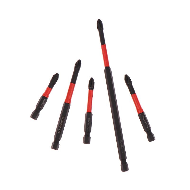 2Pcs Ph2 Impact Type Bit High Speed Steel Wear Resistance Separate Sell Separately Carpentry Power Tool Part