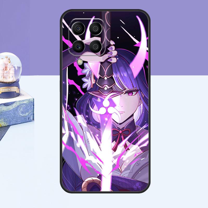 Raiden Shogun Genshin Impact Case For Samsung Galaxy M53 M33 M15 M35 M55 M11 M14 M34 M54 M31 M51 M12 M32 M52 M16 M36 M56