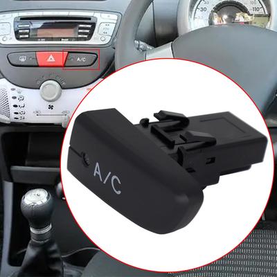 Bouton de commutation de climatisation de voiture A/C bouton de climatisation automatique pour Peugeot 107 Citroën C1 Toyota Agyo 2005-2014 OE# 6554KX