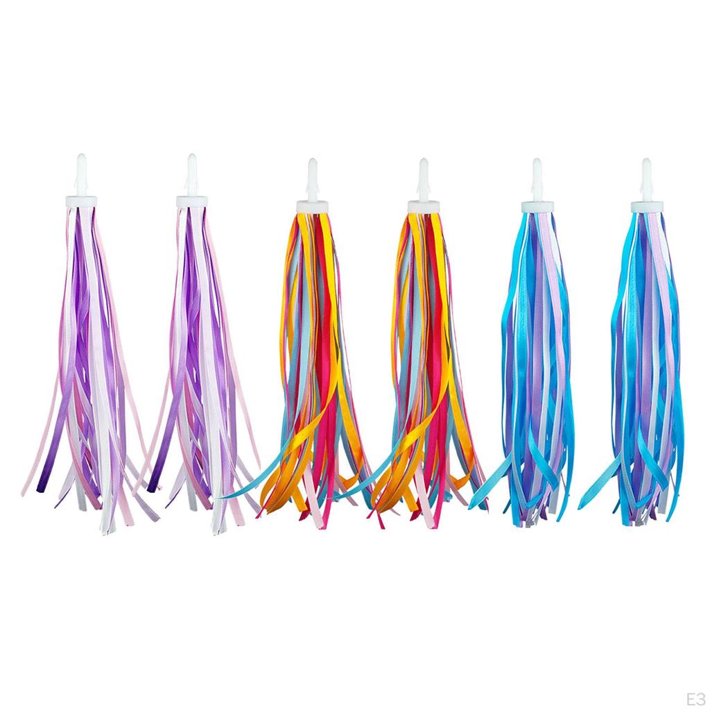 8" Long Bicycle Handlebar Streamers for Tricycle Riding