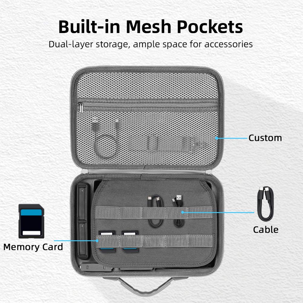 Storage Bag Waterproof Protective Case Shoulder Bag for Insta360 X5 Camera and Other Accessories