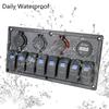 24V 12V Switch Panel 8 Buttons Car Light Toggle USB Chargers Power Adapter Caravan Accessories for Boat Van Truck Trailer Marine Battery Switches5