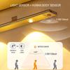 Motion Sensor Light LED Sensor Lamp Wireless Ultra Thin USB LED For Kitchen Cabinet Bedroom Wardrobe Indoor Lighting Night Light