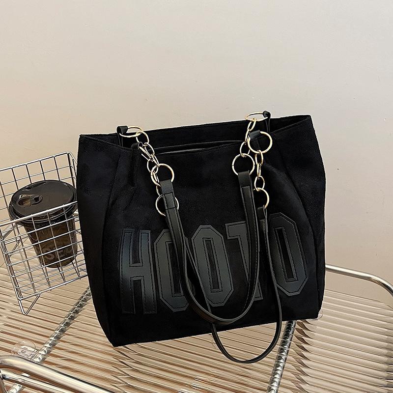 Large capacity women's bag new shoulder bag fashion trend handbag canvas bag