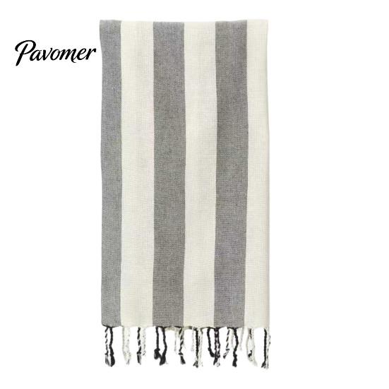 Thin Beach Towel Turkish Striped Print Quick-Drying Sand-Free Swimwear Accessory Large Size