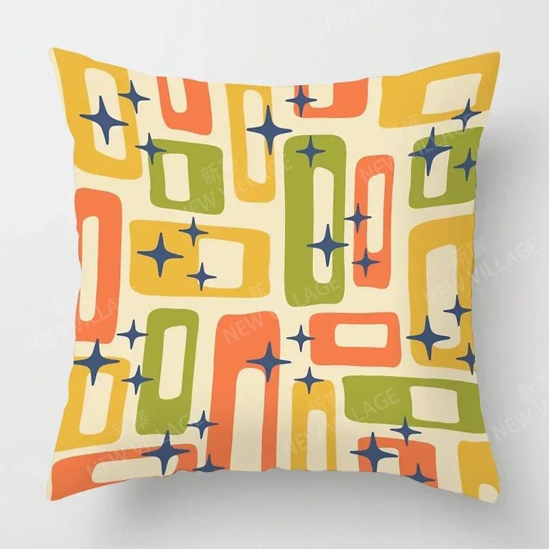 

Скандинавский Осенний Домашний Декор Осенняя Наволочка для Подушки-Пледа Чехол для Подушки на Диван Современная Геометрия 66x66cm светло-коричневого