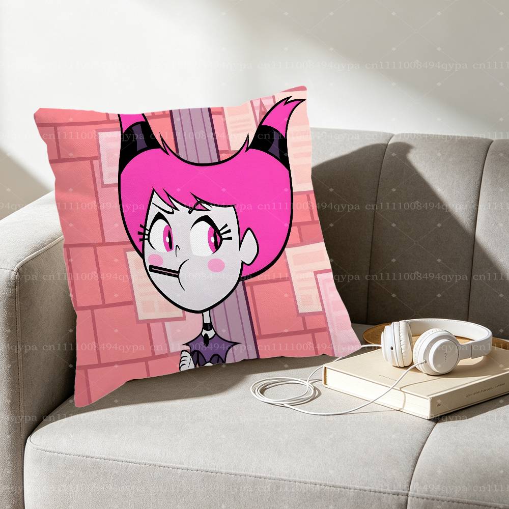 Jinx TTeen Titans Throw Pillow Cover Home Decor Art Decor Pillowcase Cushion Cover for Bed Sofa Living Room Indoor and Outdoor