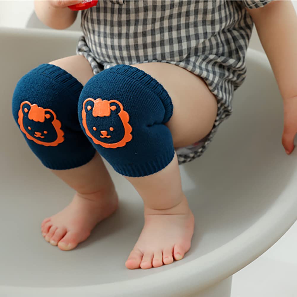 Hidetex Baby Knee Cute Unisex Pads, Cotton, Breathable, Soft, Anti-Abrasion, (5 Pairs)