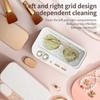 Xiaomi 48Khz Cleaning Machine Ultrasonic Cleaner Double Bin Vibration Full Cleaning Jewelry Household Adjustable CleanerNew