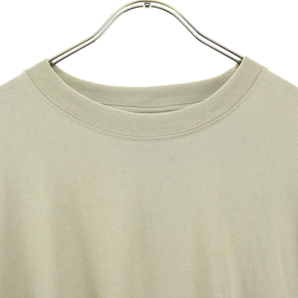 unused FREAK'S STORE CHOW DOWN 7 minutes sleeve T-shirt L beige Men's Used