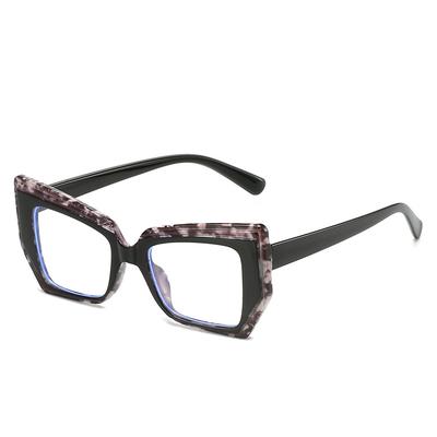 Tr Colorful Anti-Blue Light, Glasses Women'S Literature, Flat Mirror Frame Simple Glasses