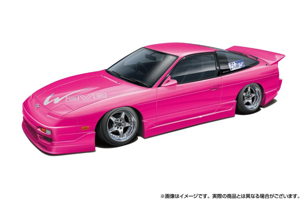 Aoshima Bunka Kyozai The Tuned Car 109 RPS13 180SX Plastikmodellbausatz Co., Ltd. (AOSHIMA) Nein. 1/24 B-WAVE '91 Ver.A (Nissan)