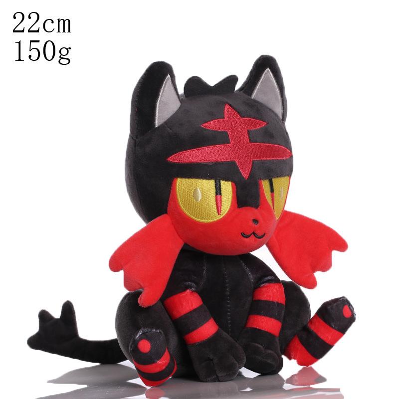 Cute Litten Plush Toy Anime Stuffed Doll Kawaii Cartoon Figure Kids Birthday Christmas Gift Room Decor