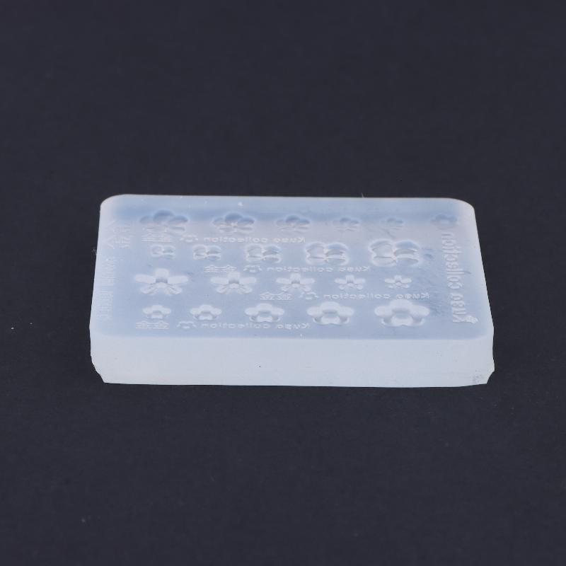 3D Silicone Nail Mold Flower Design Diy Manicure Template Carving Nail Art Tools Diy Manicure