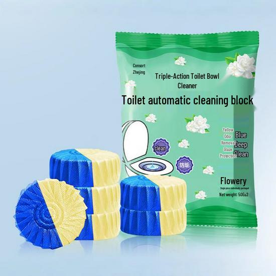 Fragrant Double Action Blue Bubble Toilet Bowl Cleaner