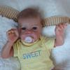 18 Zoll Simulation Frühgeborenes Baby Reborn Puppe Reborn Baby Tinker 3D Bemalte Simulationspuppe