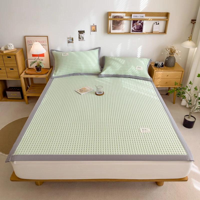 Chladivá matrace Hladká klimatizace Domácí přikrývka 2ks/3ks Lehký polštář Chladivý pocit Vlákno Šetrné k pokožce Prodyšné
