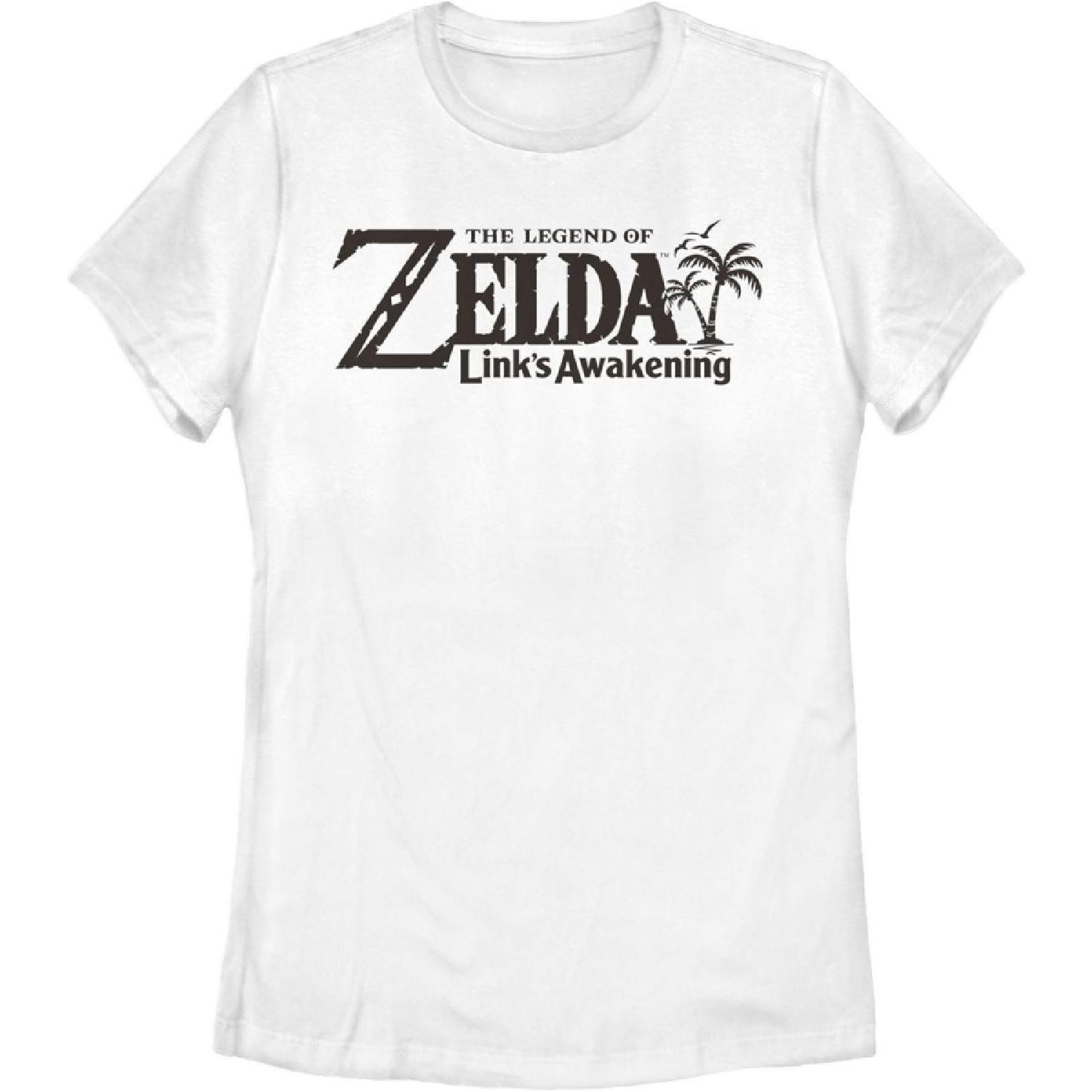 Женская футболка Fifth Sun Nintendo Legend of Zelda Link s Awakening Логотип Switch XXXXXL белый