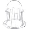 Cup Rack Stand Holder European Style Gold Iron Art Standing Mug Saucer Ceramic Cup Holder Household Counter Bar Kitchen Supplies