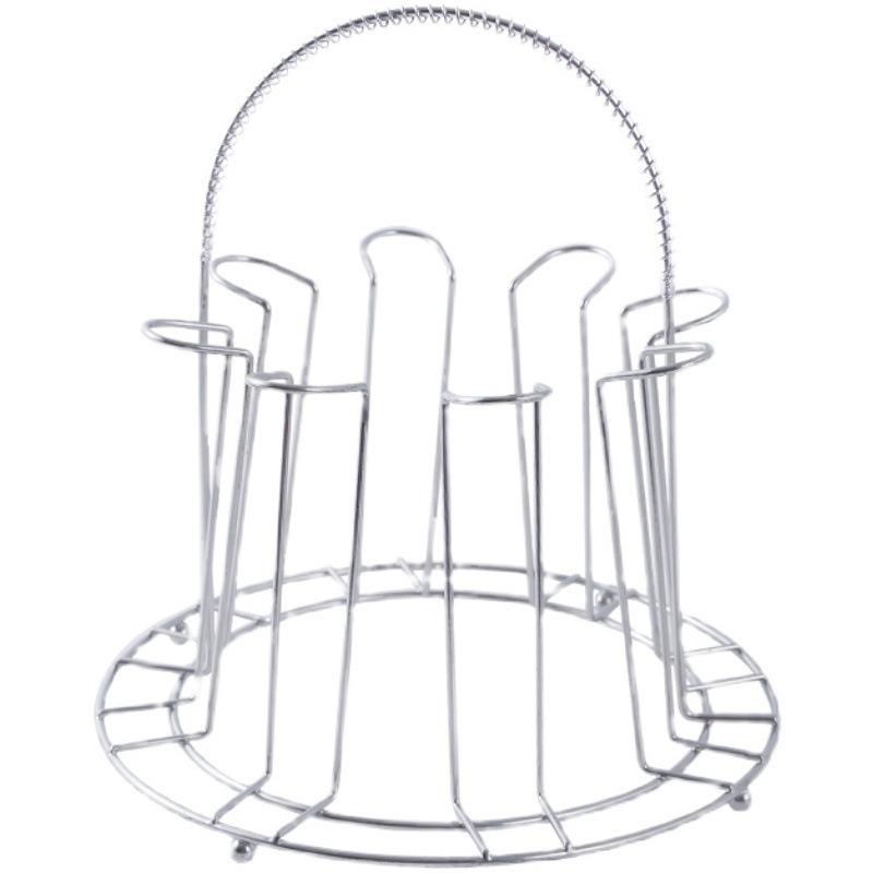 Cup Rack Stand Holder European Style Gold Iron Art Standing Mug Saucer Ceramic Cup Holder Household Counter Bar Kitchen Supplies