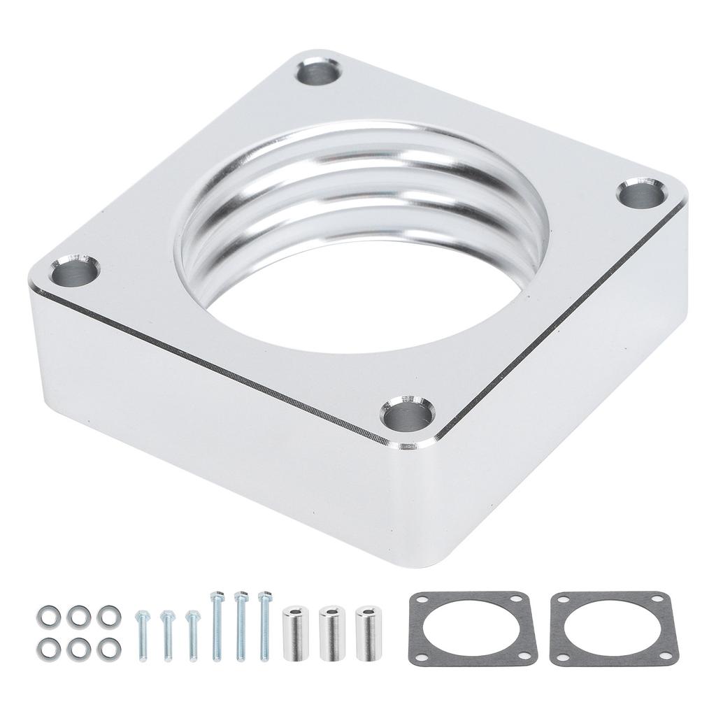Car Throttle Body Spacer Aluminium Alloy Maintenance Replacement for Jeep Wrangler TJ YJ 87‑06