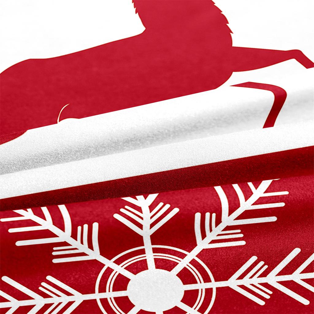 3D Digital Printing Three-Piece Set, Christmas, Christmas Elk, Bedding Kit