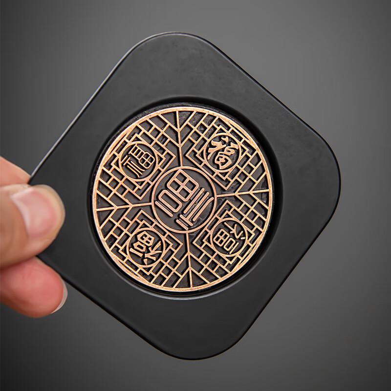 Puqi Bakelite Tea Coaster Set