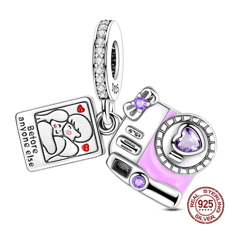 New In Charms Copper Firefly Luminous Oil Lamp Charms Beads Fit Women 3Mm Original Bracelet Necklace Diy Fine Jewelry Gifts