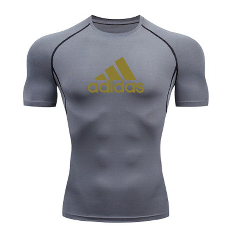 Men's Quick Dry Compression Workout T-Shirt Breathable Elast