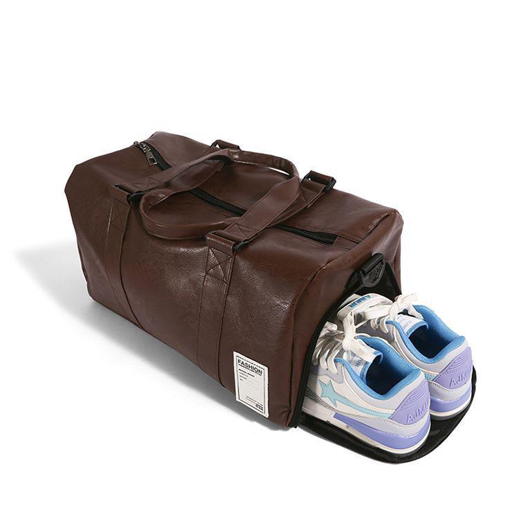Large-Capacity Travel Duffel Bag with Shoe Compartment, Dry/Wet Separation, for Business, Gym, or Short Trips