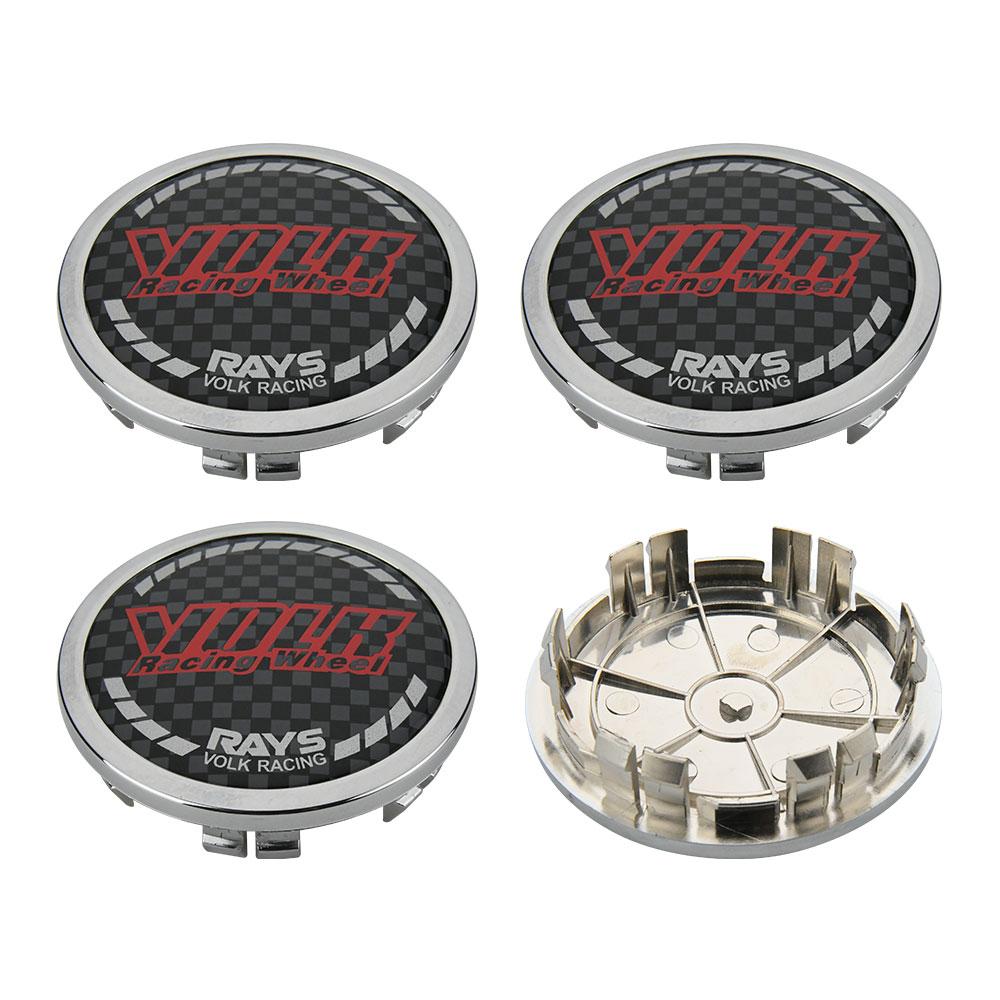 Wheel Center Cap 61mm VOLK RAYS Emblem 65mm 68mm Wheel Cover Hub Cap 69mm 74mm 75mm 76mm Car Rim Tire Accessories
