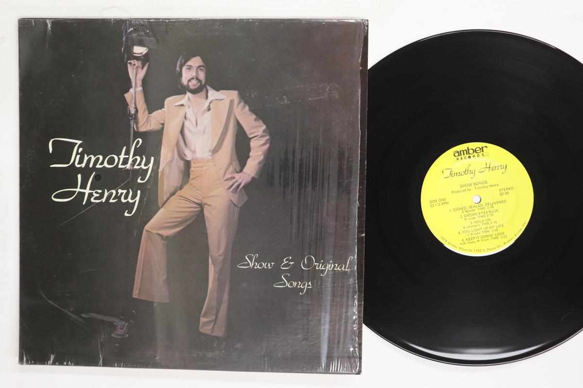 

LP Record TIMOTHY HENRY Show Original Songs 8239 AMBER 1977 US Rock Used