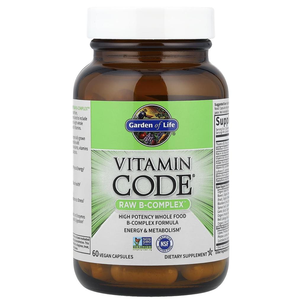 Vitamin Code, Raw B-Complex, 60 Veggie Capsules