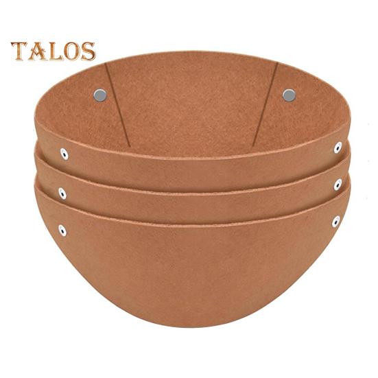 

3 шт. войлочная подкладка для цветочного горшка, прочный материал, простой в использовании, предотвращает гнездование птиц, подкладка для подвесного цветочного горшка 12Inch