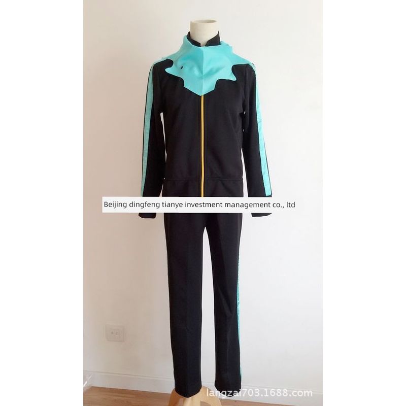 Noragami Wandering God Yato Cosplay Costume Sportswear Black S
