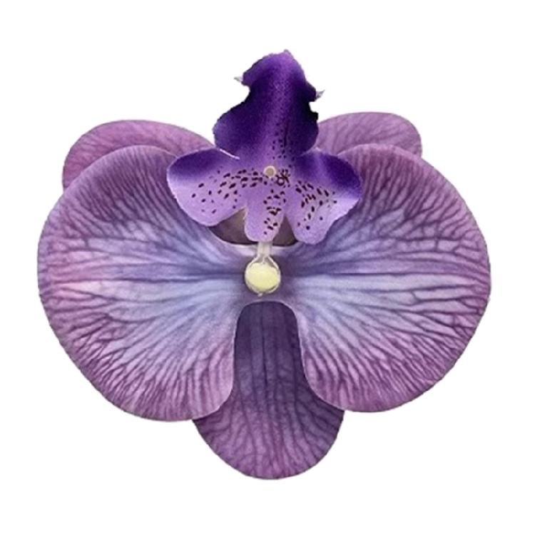 Orchids Flower Hair Claw Clip French Jaw Clip Spring Hair Grip PonytailHolder