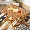 Azumaya Folding Table SS Brown W65 x D45 x H40