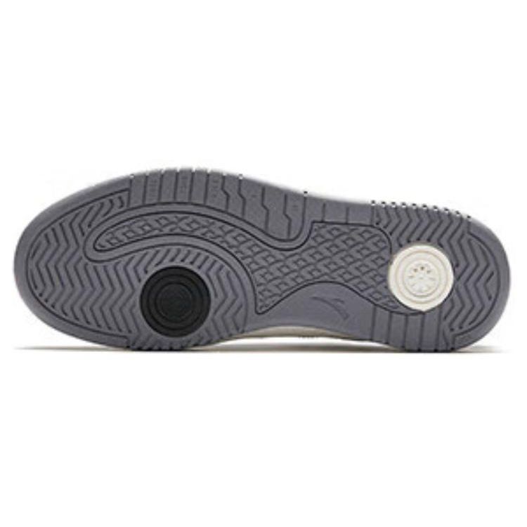 Anta Wave Shoes Thick Sole Height Increasing Non-Slip Low-Top Skate Shoes Men sneaker White Black 912348003-5